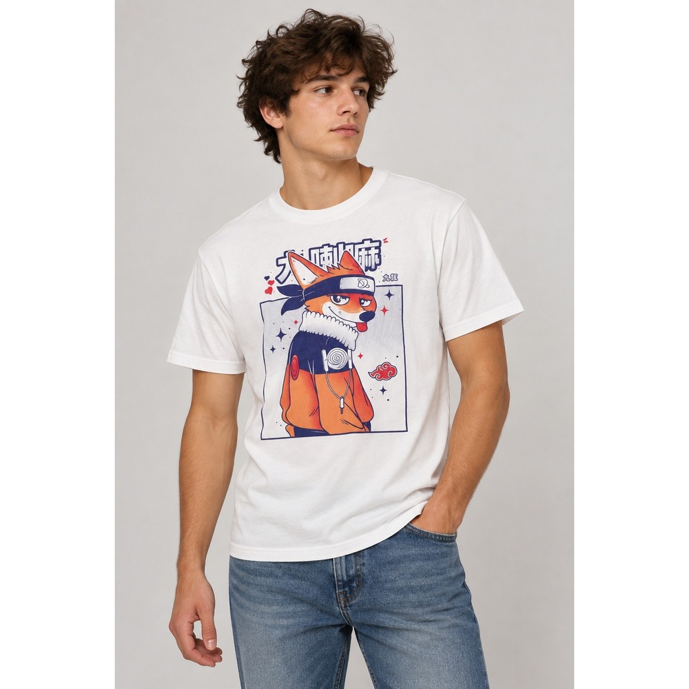 Naruto Shipudden T-shirt, Mens, Large, New Anime Manga